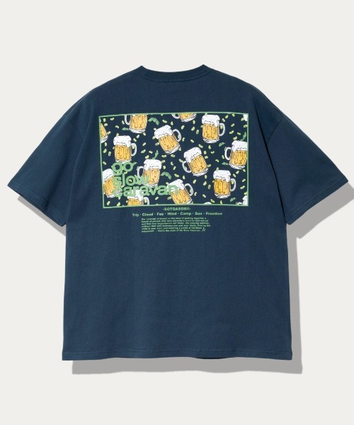tシャツ USA/C スクエアLOGO バックプリント ゆったりTEE メンズ レディースの画像