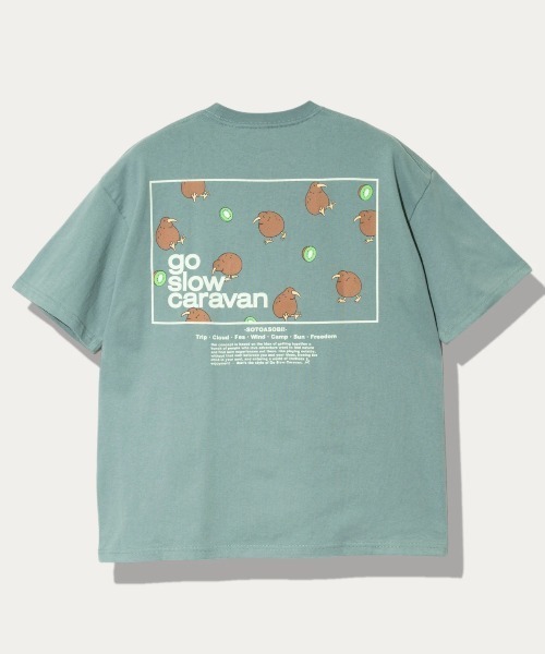 tシャツ USA/C スクエアLOGO バックプリント ゆったりTEE メンズ レディースの画像