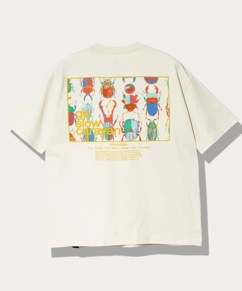 tシャツ USA/C スクエアLOGO バックプリント ゆったりTEE メンズ レディースの画像