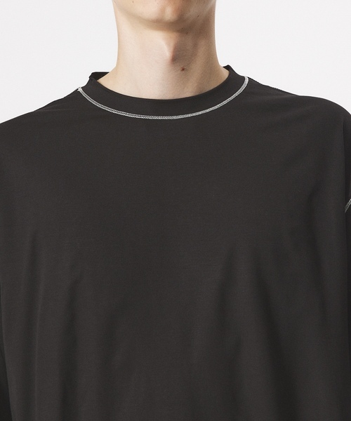 「AH ABAHOUSE」 長袖Tシャツ 48 グリーン メンズ_画像6