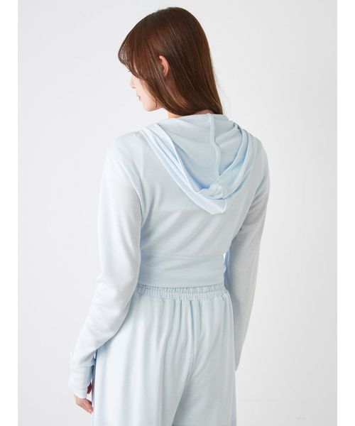 SNIDEL ジップアップパーカー グレー 刺繍ロゴ SNIDEL（スナイデル） ジップアップパーカー F グレー レディース