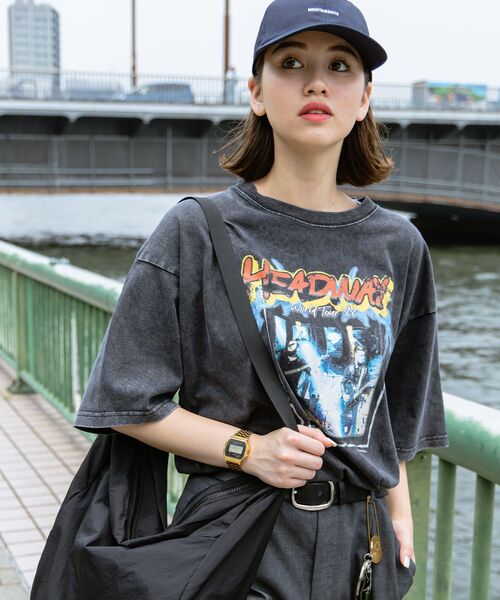 「FFEIN」 半袖Tシャツ MEDIUM グレー メンズ_画像6