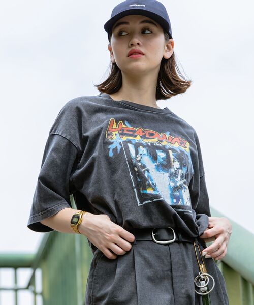 「FFEIN」 半袖Tシャツ MEDIUM グレー メンズ_画像7