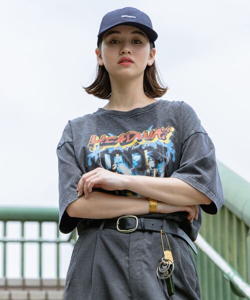 「FFEIN」 半袖Tシャツ MEDIUM グレー メンズ_画像8
