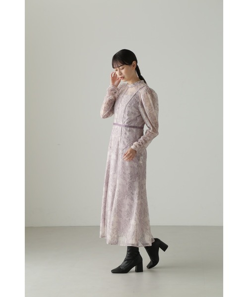 「JILL STUART」 長袖ワンピース 4 ピンク レディース_画像2