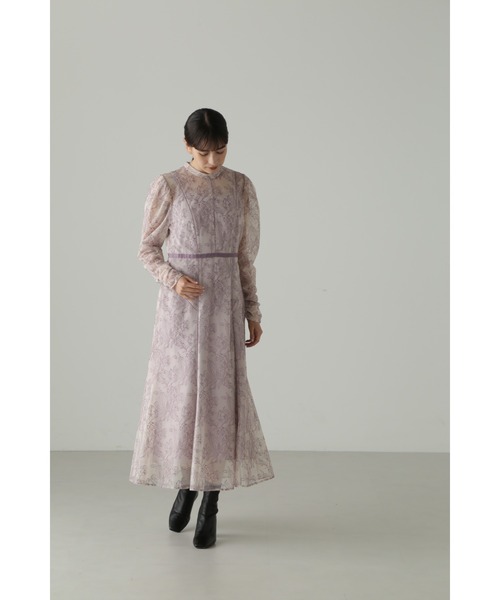 「JILL STUART」 長袖ワンピース 4 ピンク レディース_画像3