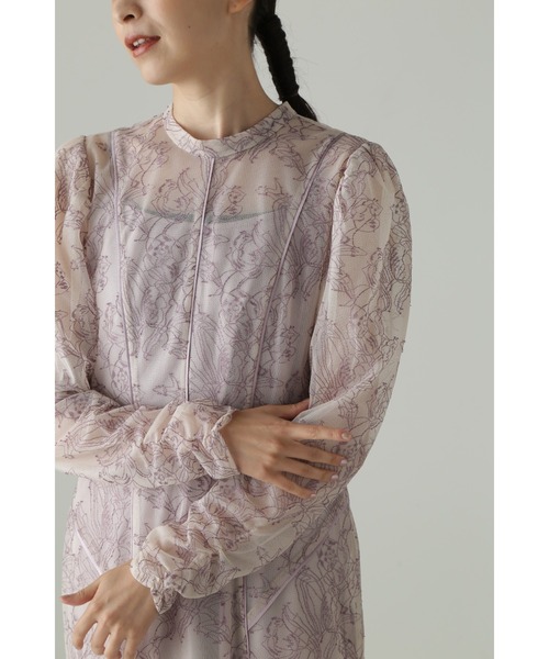 「JILL STUART」 長袖ワンピース 4 ピンク レディース_画像6