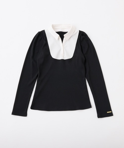 「one after another NICE CLAUP」 長袖カットソー FREE ネイビー レディース_画像10
