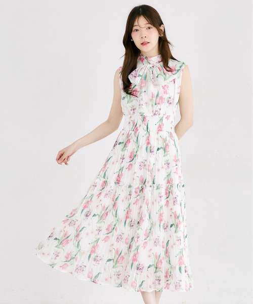 tocco closet（トッコ クローゼット） ワンピース 2WAYボウタイ