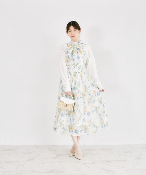 合い様 tocco closet（トッコ クローゼット） ワンピース 2WAYボウタイ