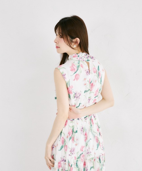 tocco closet（トッコ クローゼット） ワンピース 2WAYボウタイ