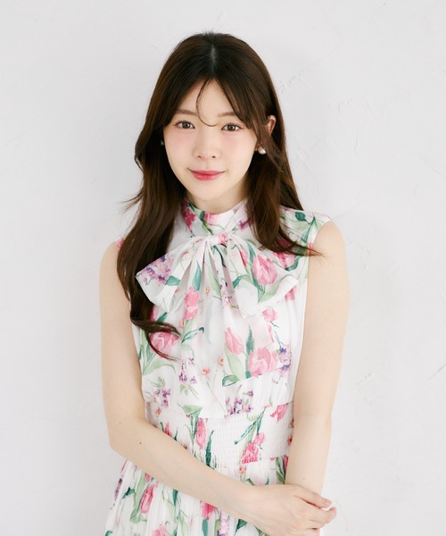 tocco closet（トッコ クローゼット） ワンピース 2WAYボウタイ
