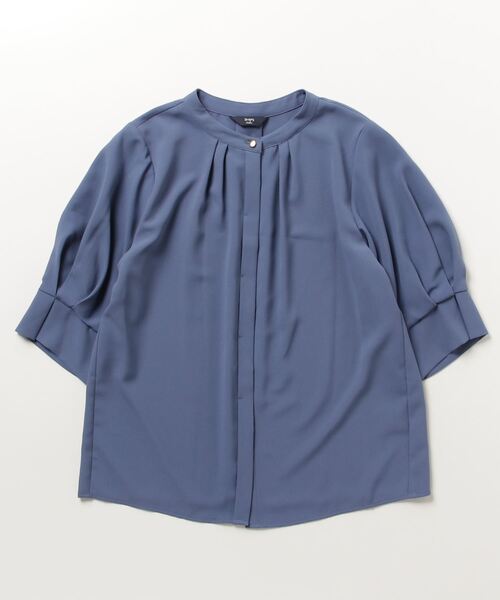 「SHIPS Colors」 7分袖ブラウス ONE SIZE ブルー レディース_画像2