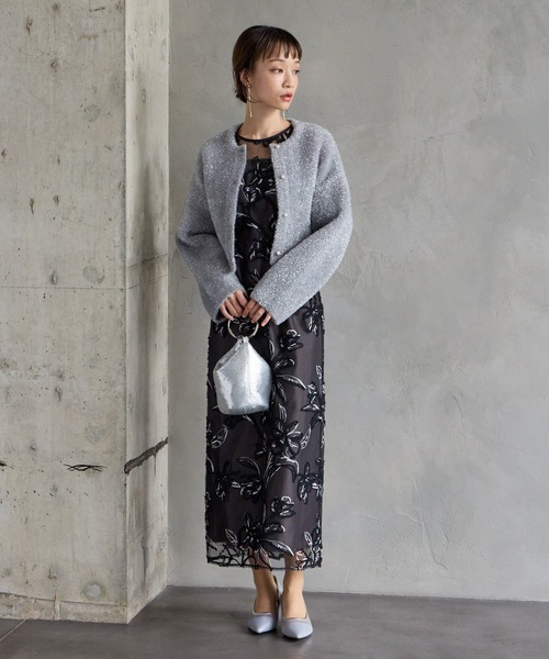 「AIMER」 長袖ワンピース MEDIUM ライトグリーン レディース_画像6