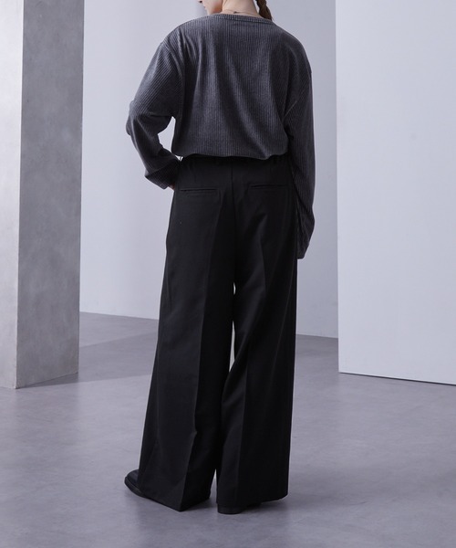 「Loose/ルース」 スラックス X-SMALL ブラック メンズ_画像8