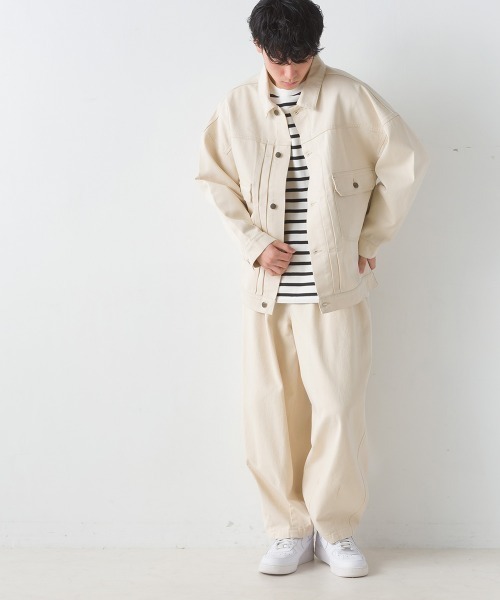 「OMNES」 デニムジャケット MEDIUM ワンウォッシュ レディース_画像6