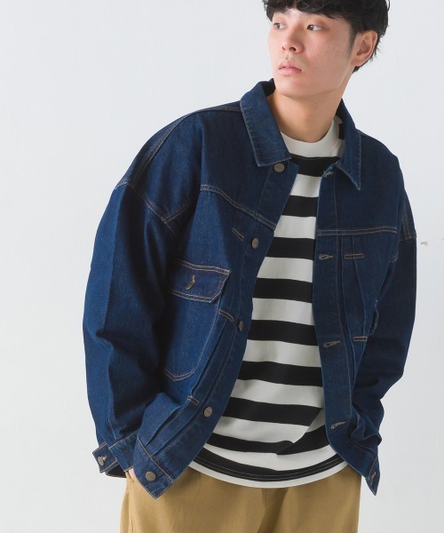 「OMNES」 デニムジャケット MEDIUM ワンウォッシュ レディース_画像8