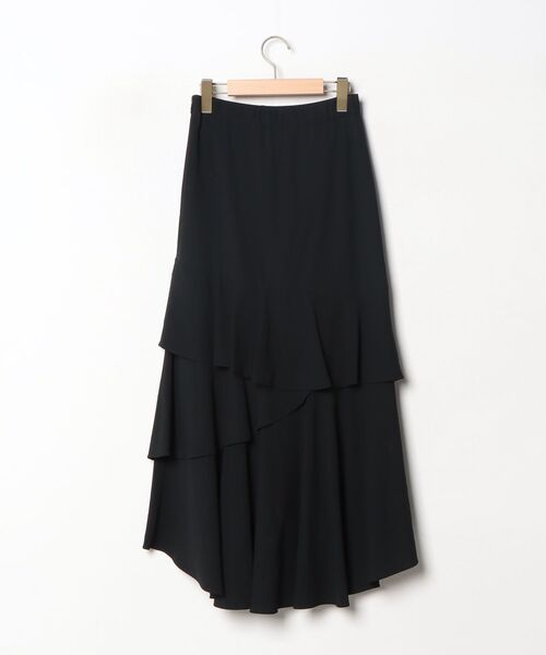 「GRACE CONTINENTAL」 「Diagram」フリルスカート 36 ブラック レディース_画像2