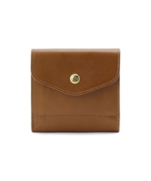 二つ折り財布 財布 IL BISONTE / ORIGINAL LEATHER / ウォレット レディース メンズの画像