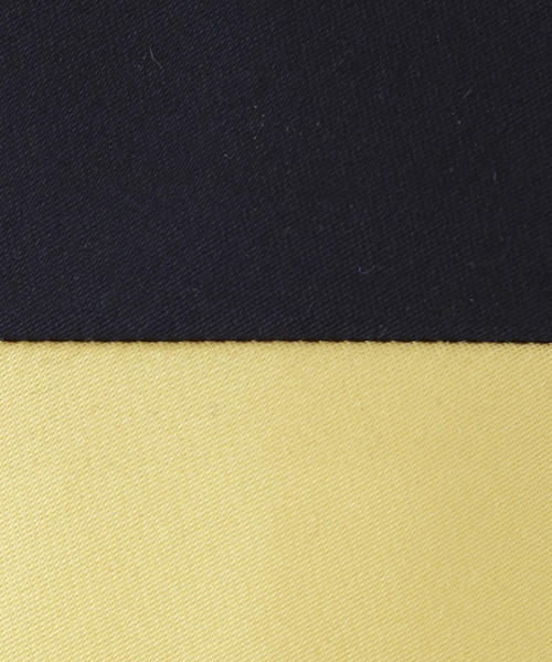 giraffe（ジラフ） ネクタイ バイカラークレリックタイ NAVY×YELLOW