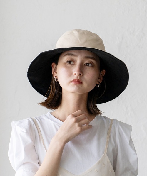 VitaFelice（ヴィータフェリーチェ） 帽子 ハット 紫外線カット つば広