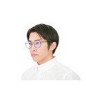 伊達メガネ メガネ 眼鏡 ボストン型 PCメガ...の詳細画像3