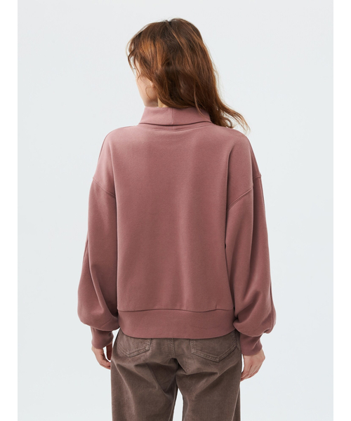スウェット カーボナイズドフリース ボリュームスリーブ タートルネックTシャツ|ZOZOTOWN |07