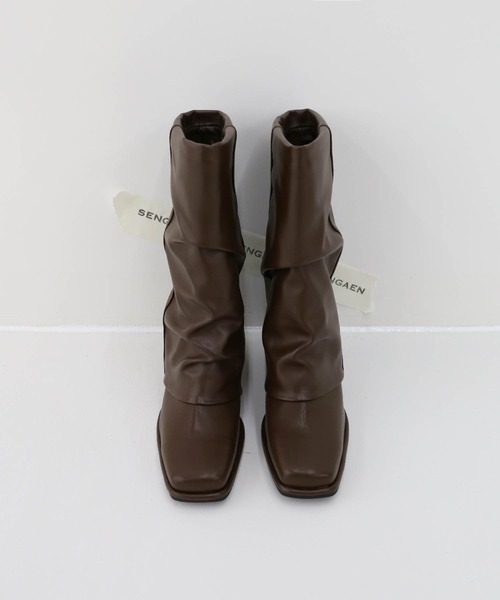 minsobi ルーズ ブーツ 2way minsobi ブーツ 2WAYルーズブーツ レディース : ZOZOTOWN Yahoo