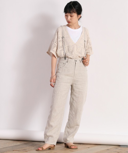 cepo（セポ） パンツ リネンサスペンダーパンツ レディース : ZOZOTOWN