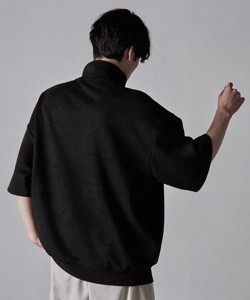 CLEL（クレイル） tシャツ 「CLEL」Half Zip Design Half Sleeve