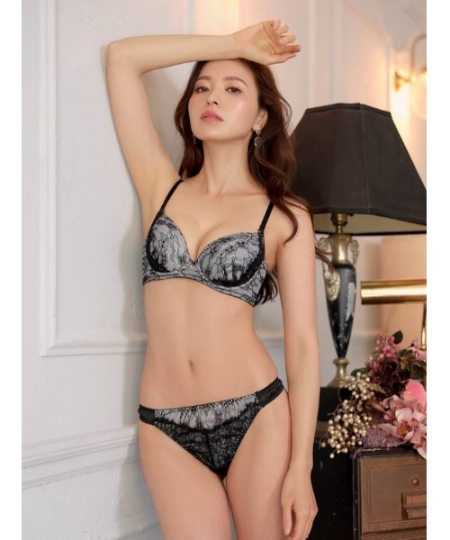 3点セット】グラマーリッチフルーロン育乳脇高ブラジャー&バック