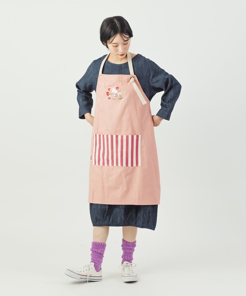MINTON カッププリントエプロン ベージュ オニベジツイルエプロン[男女兼用][住商モンブラン製品] OV5004