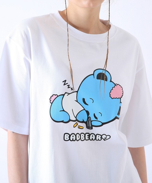 【韓国BAD BLUE バッドブルー】Baby BadBear Oversized Tee 韓国BAD BLUE バッドブルー】Baby BadBear Oversized Tee 韓国