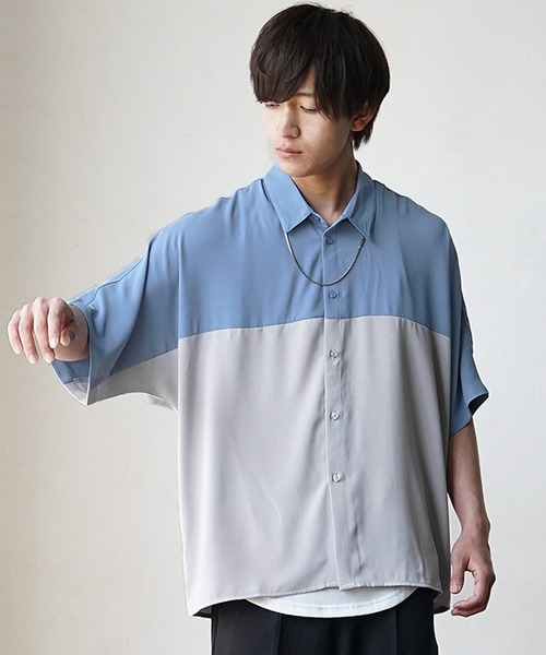 MinoriTY（マイノリティ） シャツ 半袖 「MinoriTY」バイカラー切替
