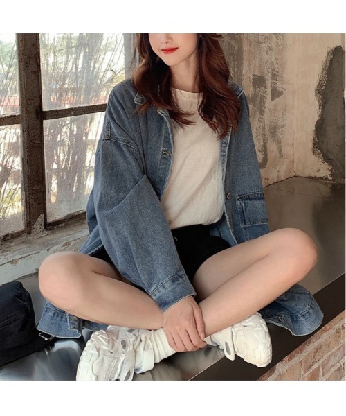 デニムジャケット gジャン デニムカバーオール レディース メンズ