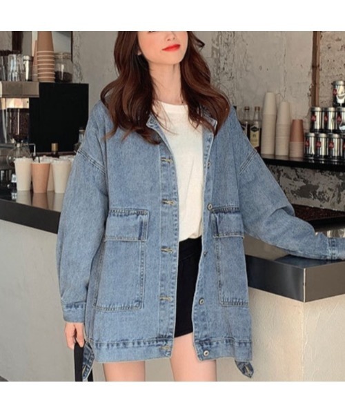 デニムジャケット gジャン デニムカバーオール レディース メンズ