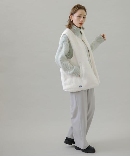 ARMY TWILL×Sonny Label　 フリース ロングコート ベージュ Sonny Label｜ARMY TWILL Twill Reversible Coat | Rakuten Fashion