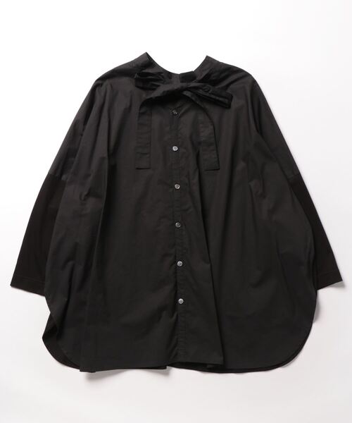 tシャツ 異素材切替2WAYカットソー レディース EUCLAID tシャツ 異素材切替2WAYカットソー レディース