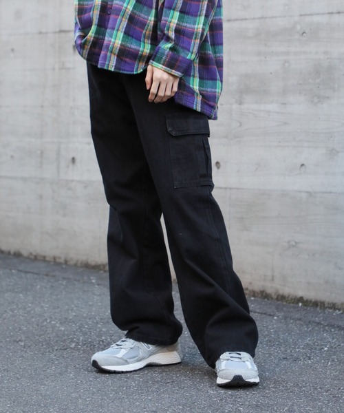 ディッキーズ Tシャツ デニム カーゴ ストリートコーデ c-boy style Dickies ディッキーズ ウォバッシュ デニム カーゴパンツ