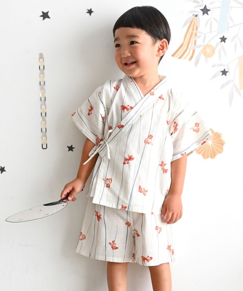 PUPPAPUPO（プッパプーポ） 浴衣 甚平 男の子 キッズ 子供 男の子