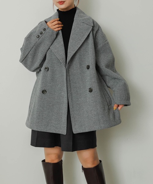 SENSE OF PLACE by URBAN RESEARCH」 チェスターコート ONE グレー系 