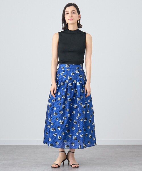 ニット セーター アセテートポリエステルノースリーブプルオーバー レディース ANAYI ニット セーター アセテートポリエステルノースリーブプル