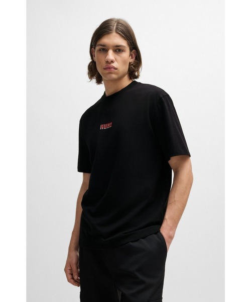 HUGO tシャツ ラージHUGOバックロゴ リラックスフィット