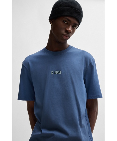 HUGO tシャツ ラージHUGOバックロゴ リラックスフィット