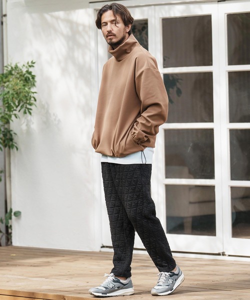 CAMBIO（カンビオ） tシャツ mlt4781-起毛ダンボールニットハイネック