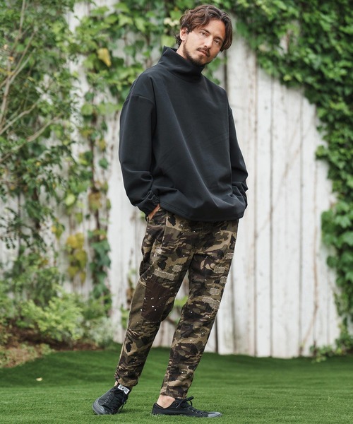 CAMBIO（カンビオ） tシャツ mlt4781-起毛ダンボールニットハイネック