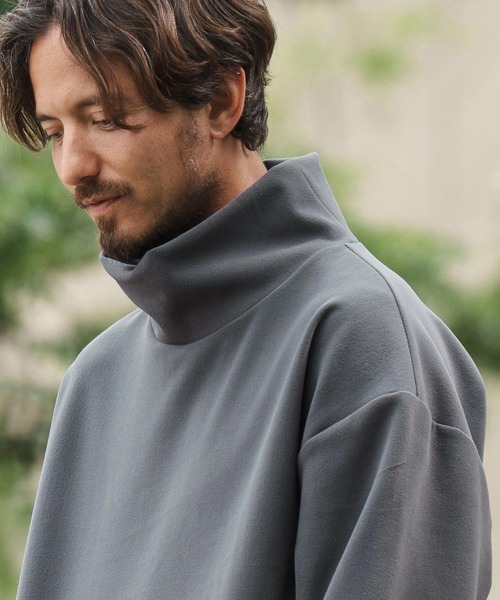 CAMBIO（カンビオ） tシャツ mlt4781-起毛ダンボールニットハイネック