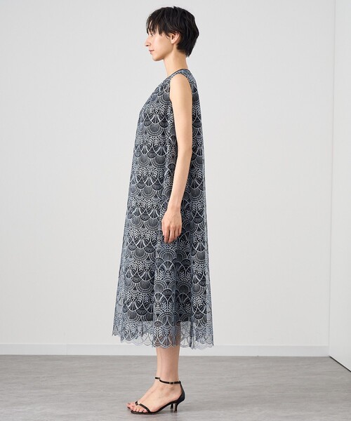 ANAYI（アナイ） ワンピース ラメチュールレーステントライン