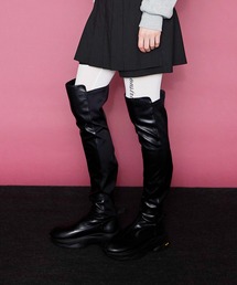 MAISON SPECIAL ブーツ Vibram Stretch Thigh High Boots/Vibram