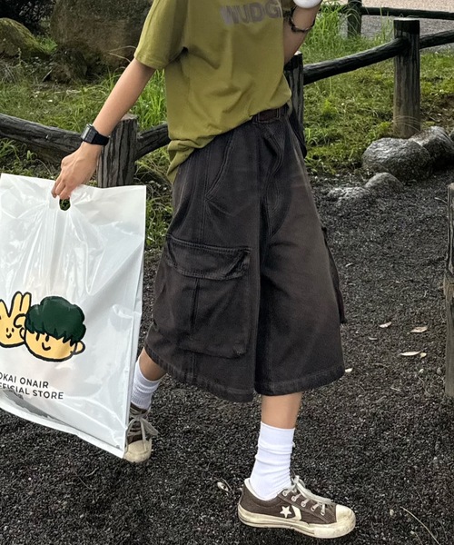 WudgeBoy（ワッジボーイ） ハーフパンツ ワイドパンツ パンツ Denim